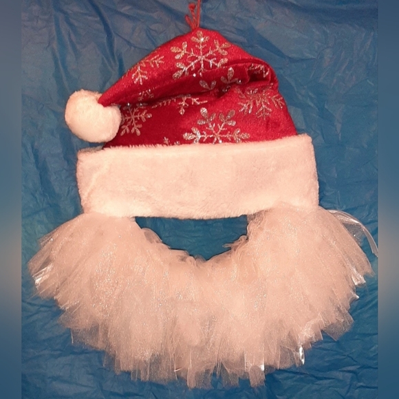 10" Handmsde Santa Claus Wreath - Picture 1 of 2